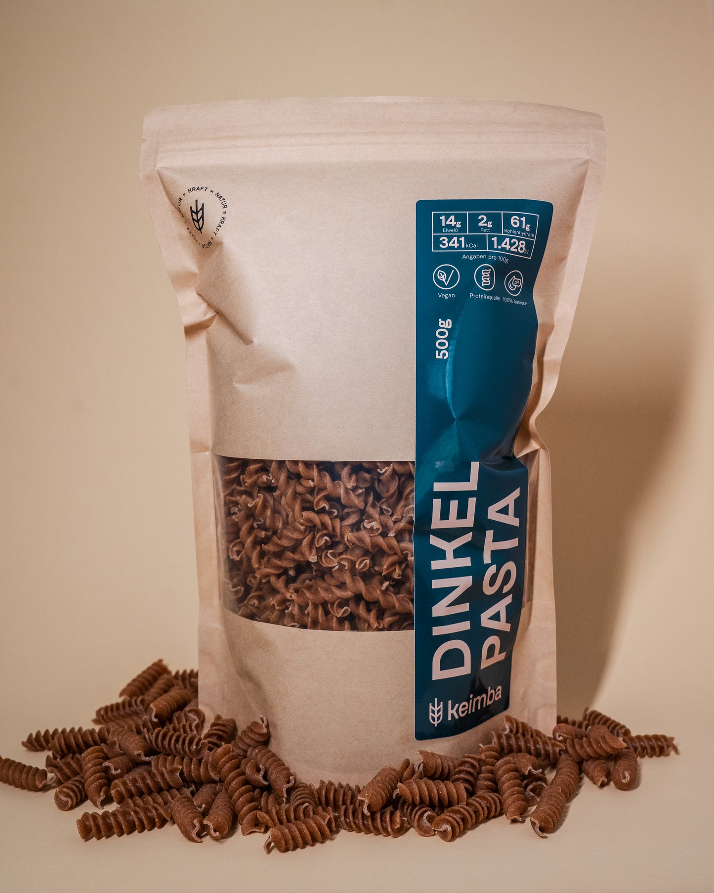 Gekeimte Dinkel Pasta