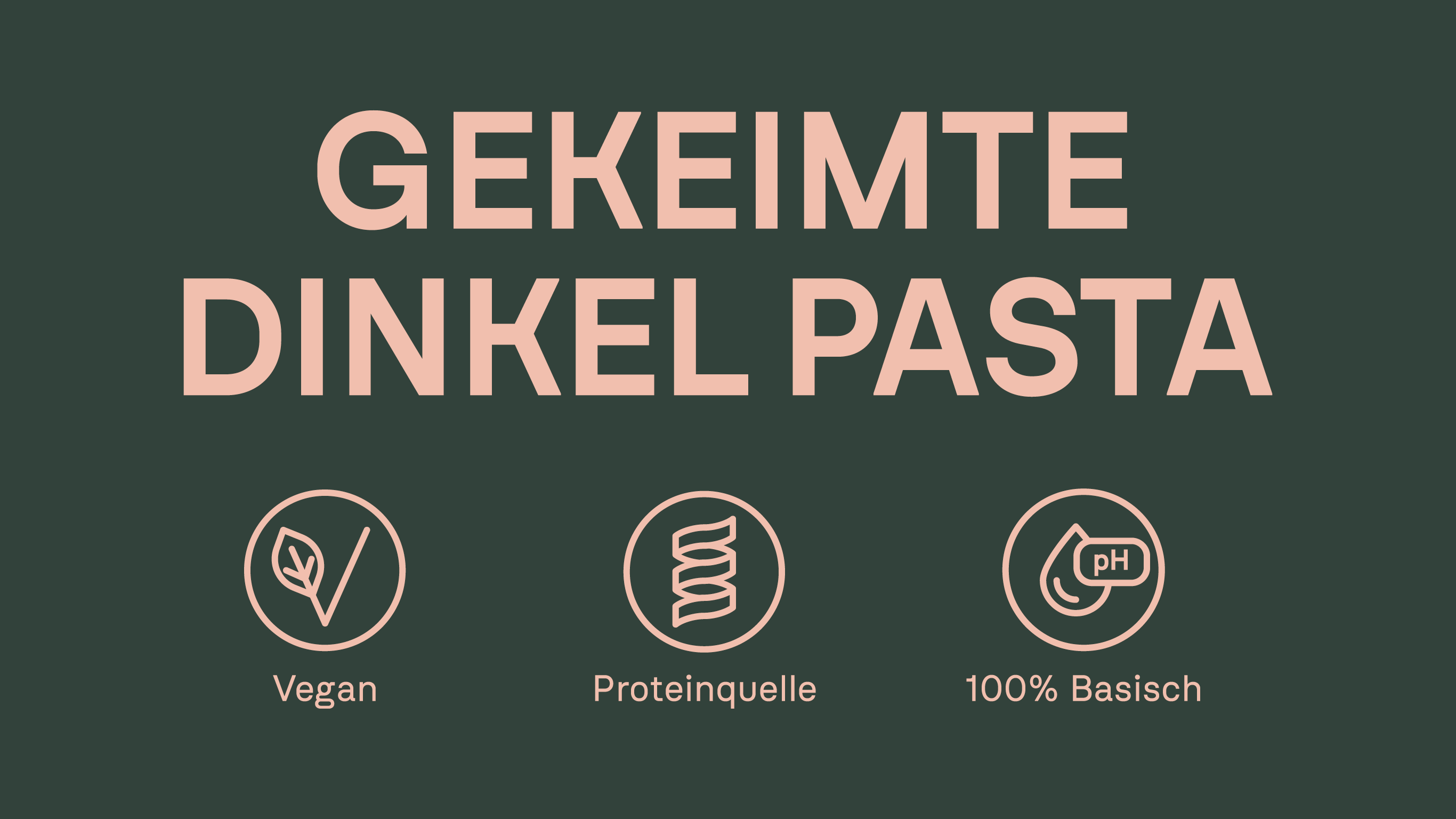 Gekeimte Dinkel Pasta