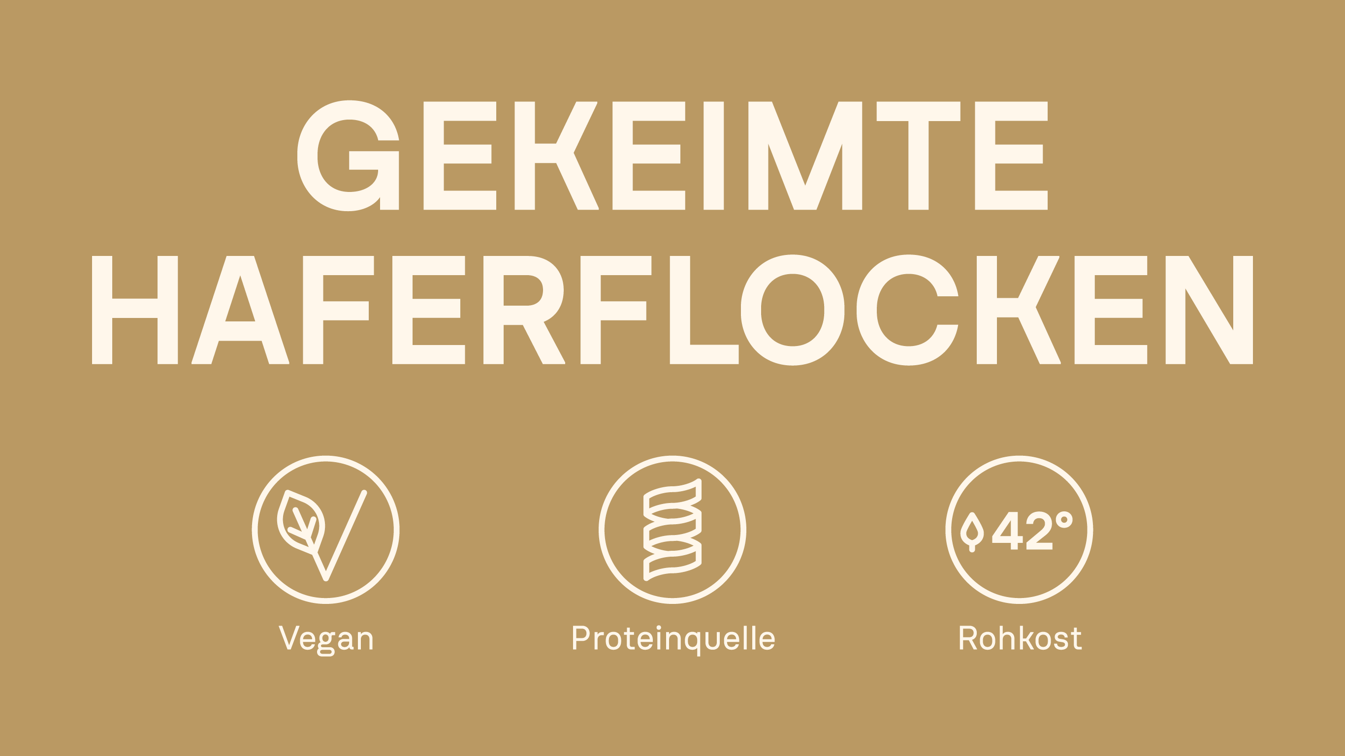 Gekeimte Haferflocken